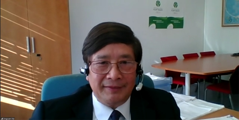 Dr Jingyuan Xia, FAO Director of Plant Production and Protection Division, Rome