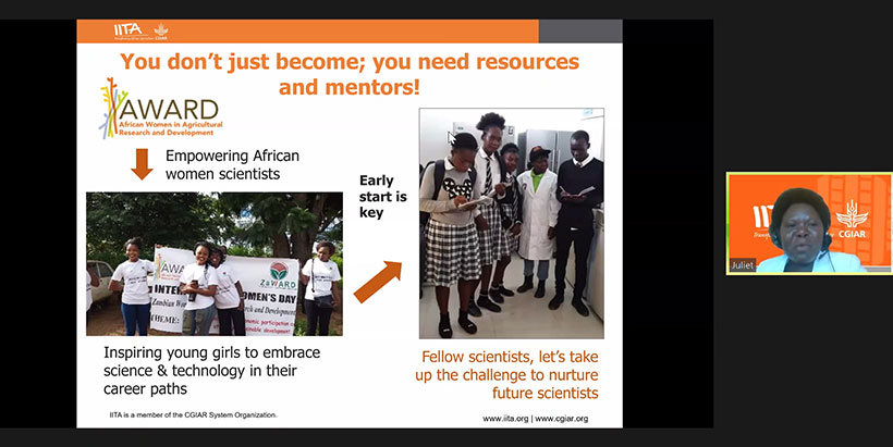 IITA seeks to build more female scientists and leaders