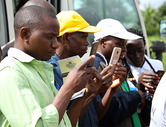 150 Farmer Promoters trained and empowered with a digital tool for BXW surveillance and control in Rwanda