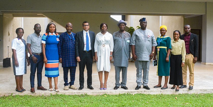 IITA management team with the OgunInvest and Arise IIP team