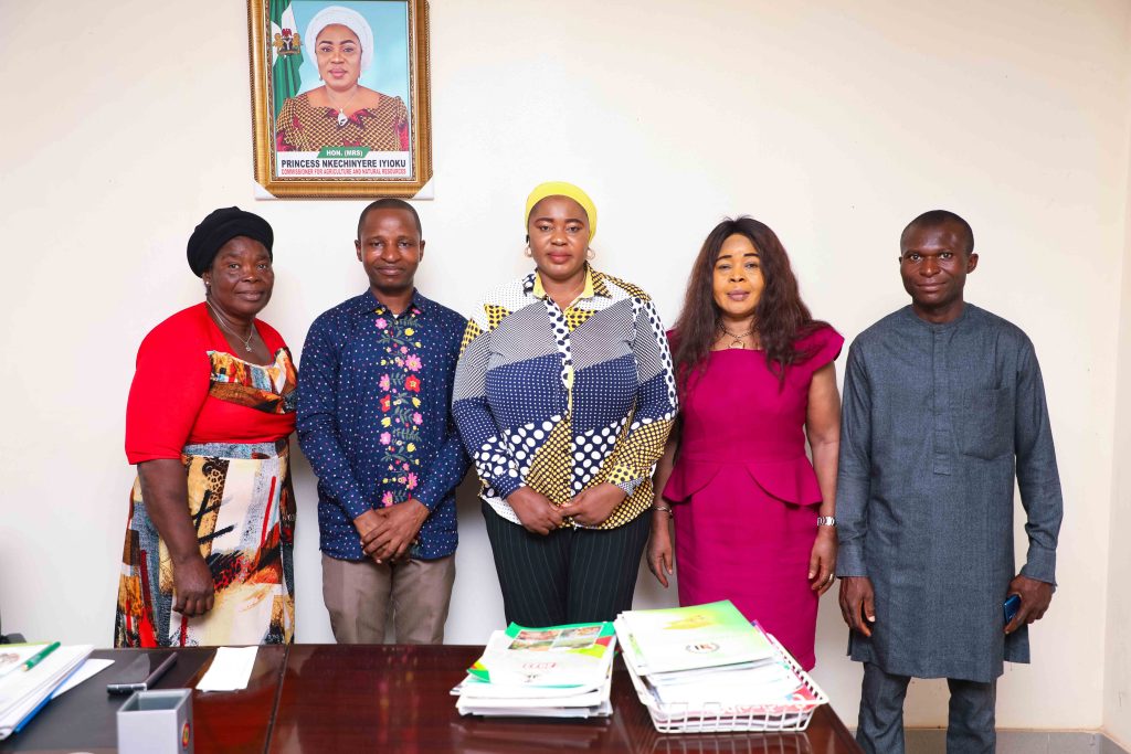 The Zero Hunger Team with the Honorable Commissioner and Permanent Secretary