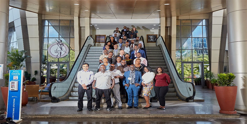 Participants of the workshop in Lusaka, Zambia.