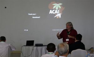 Bernard Vanlauwe addressing participants.