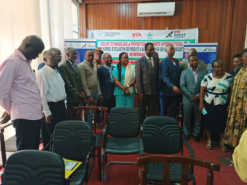 Participants at the standard validation workshop.