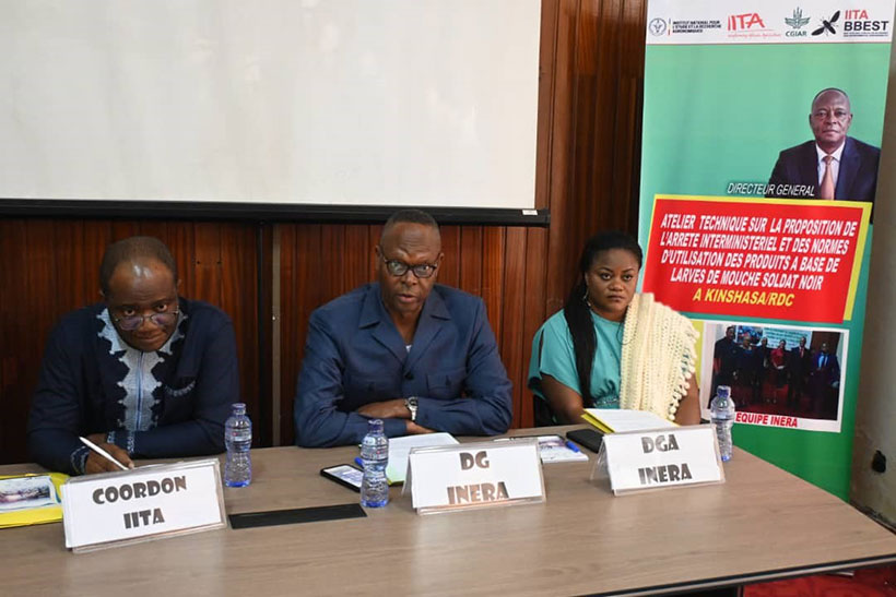 IITA BBEST Project Coordinator and INERA Authorities at the workshop.