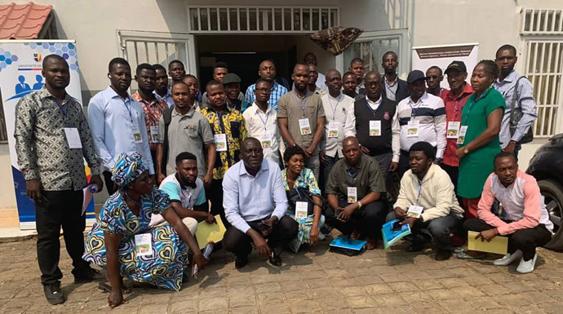 Workshop attendees at the BSF training at UNIKIN.