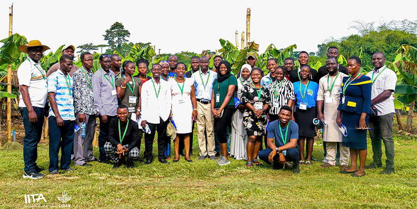 NIHORT and IITA staff after one of the field trainings.