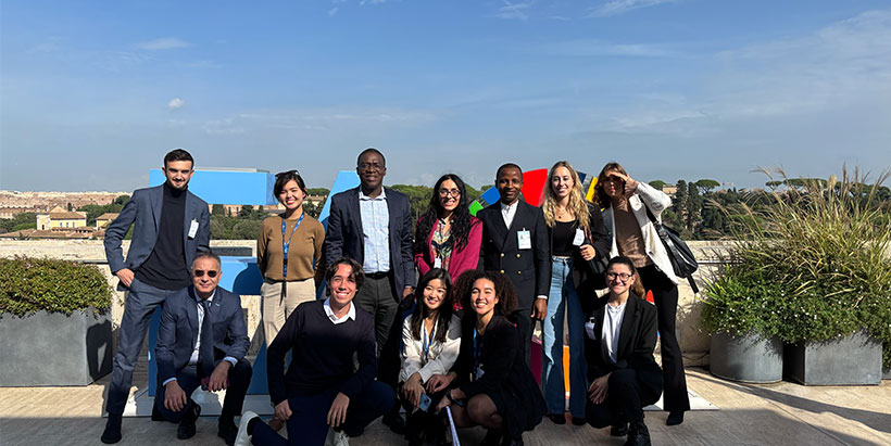 Particpants after the side event.