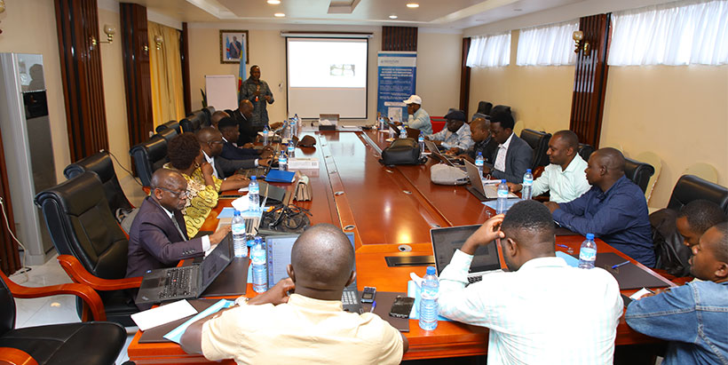 Participants discussing strategic plans for 2025 during the evaluation workshop in South Kivu.