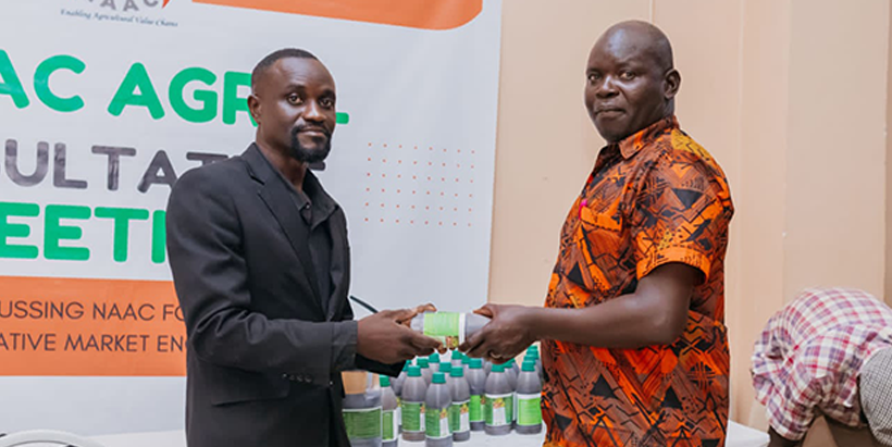 Simon pitched his organic fertilizer idea to the National Association for Agricultural Cooperatives (NAAC) board, impressing members and reaching over 100,000 potential users.