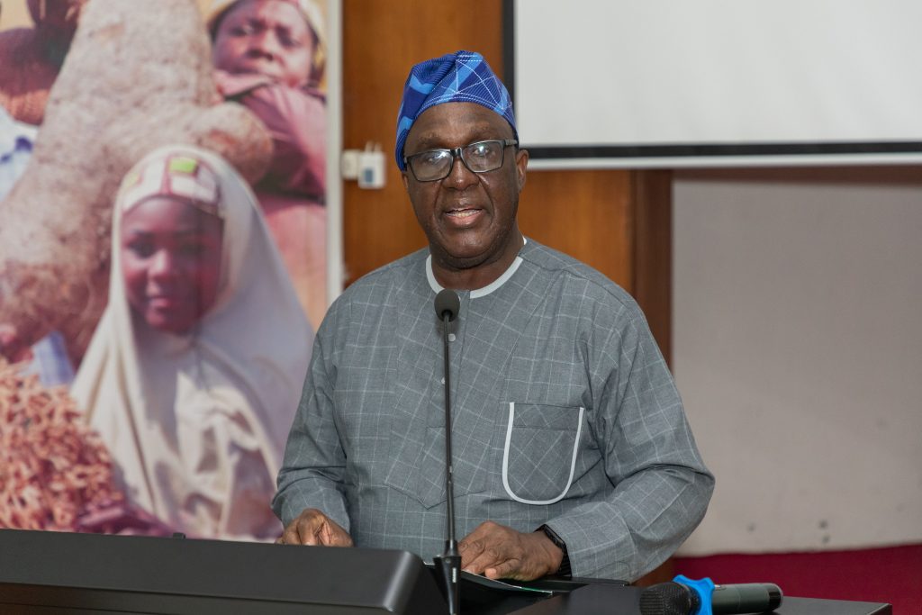 IITA Director General, Dr Simeon Ehui during his welcome remarks at the close out workshop