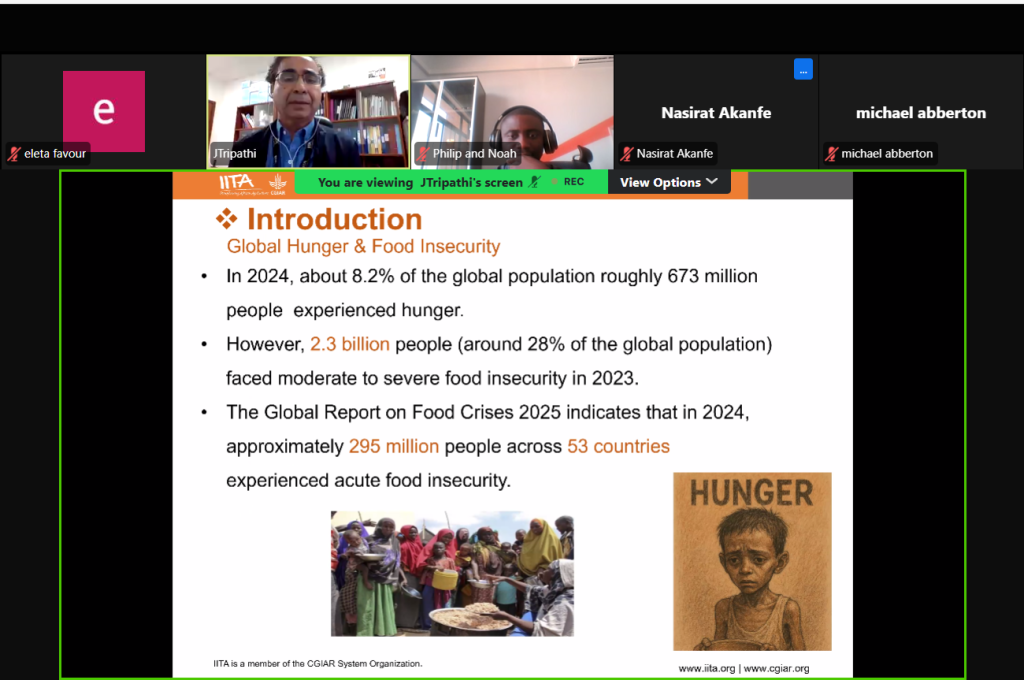 Screenshot of the presentation.