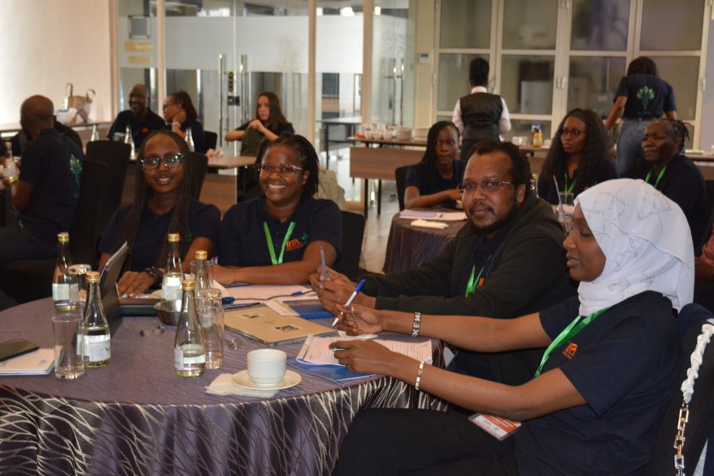 Participants during a session at the genome editing Workshop.