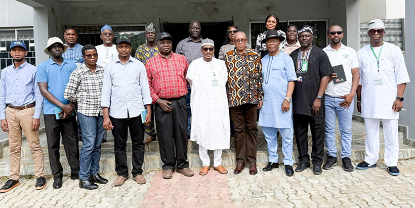 The Rwanda delegation with NASC DG Honorable Fatuhu Muhammed (m).