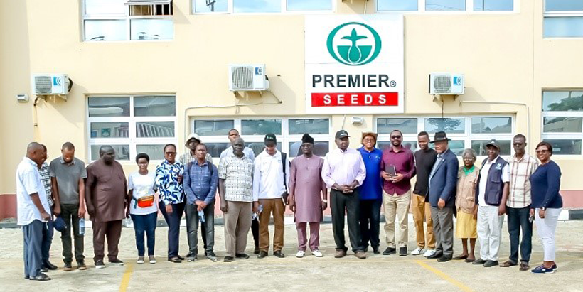 The visit to Value Seeds in Kaduna state, Nigeria.