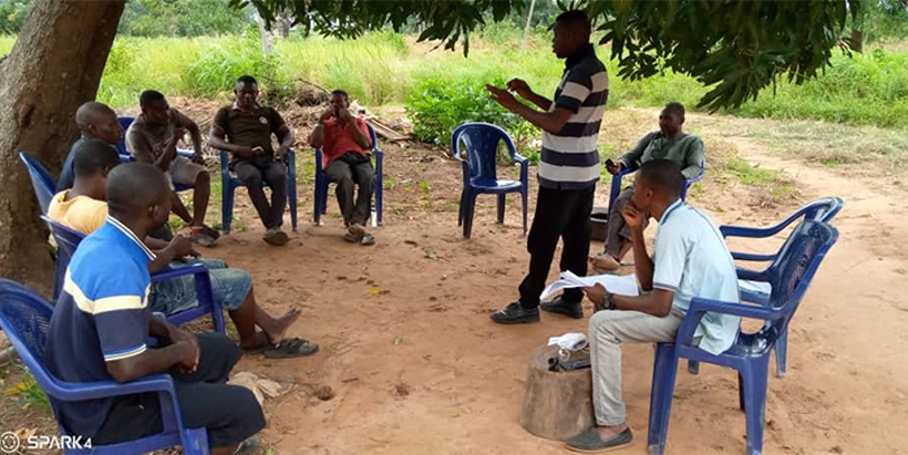 Focus group discussiopn with some farmers