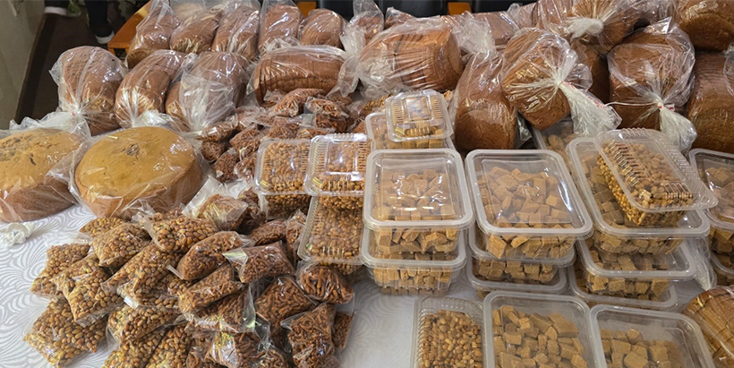 Soy fortified products made by the trainees.